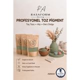 RasaForm Sıcak Zeytin Haki Toz Pigment – Taş Tozu, Beton, Alçı, Seramik ve Derz boyası 100 gr
