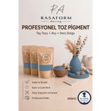 RasaForm Soğuk Çelik Mavisi Toz Pigment – Taş Tozu, Beton, Alçı, Seramik ve Derz boyası 100 gr