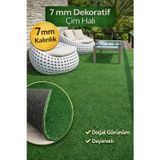 Raschel Carpet Dekoratif Suni Balkon Halısı Bahçe Halısı Çim Halı Yazlık Kilim Yolluk RC_CIMHALI