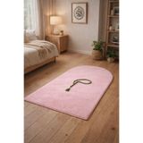 Raschel Carpet Dekoratif Yumuşak Yıkanabilir Diz Ağrıtmaz Kaymaz Taban Seccade Peluş Halı Namaz Halısı
