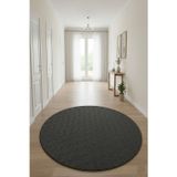 Raschel Carpet Premium Yıkanabilir Yuvarlak Halı Leke Tutmaz Yaprak Emboss Özel Seri Kaymaz Taban Halı Yolluk