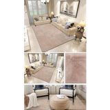 Raschel Carpet Vizon Lüks Raschel Kaymaz Taban Peluş Halı Yolluk
