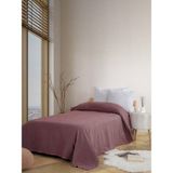Rasersa 200 x 230 cm Çift Kişilik Pike - Mürdüm
