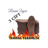 Rasim Uyar 3 Çift Termal Keçe Kışlık Ayakkabı Tabanlığı - Sıcak Tutan İç Taban