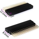 Raspberry Pi 3b/3b+/4b 2×20 Gpıo Yüksek Soket — Stacking Header