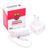 Raspberry Pi 4 5.1 V / 3 A Lisanlı Beyaz Adaptör