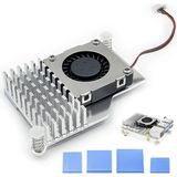 Raspberry Pi 5 Aktif Soğutucu – 30MM 5000 Rpm Sessiz Fan, 5V Gpıo, Metal Gövde, Termal Throttlin - 1 Adet - Çok Renkli