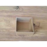 Rass 12*12*4cm 10ADET Asetat Kapaklı Kutu Kraft Düğün Nişan Kına Hediyelik Kutu