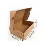 Rass 30×40×12 cm Kilitli E-Ticaret Karton Kargo Kutusu Çift Oluklu 5 Adet