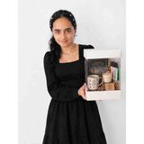 Rass Asetat Hediye Kutusu (Katlanabilir-Pratik Kurulum)Beyaz 12*12*20CM 1ADET