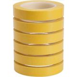 Rass Çift Taraflı Film Şeffaf Bant Montaj Bandı 2.5 cm 50 mt Çok Amaçlı 6 Adet