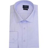 Rasstmen Uzun Kol Slim Fit Armürlü BGL-ST01462 Erkek Gömlek Düz Desen % 45 Polyester % 55 Pamuk - Lila