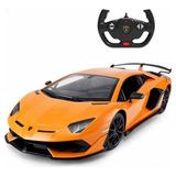 Rastar 1:14 Uzaktan Kumandalı Lamborghini Aventador Araba 34 cm - Turuncu