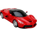Rastar 1:24 Ölçekli Uzaktan Kumandalı Araba Kırmızı Ferrari Laferrari 3 - 6 Yaş İçin Detaylı Model - Koyu Kızıl