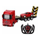 Rastar R/C Uzaktan Kumandalı Mercedes Actros Tır + AMG GT Araba - Kırmızı
