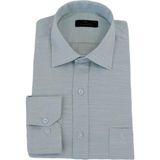 Rasttmen Erkek Klasik Uzun Kol Armürlü Gömlek BGL-ST02527 - Mint Yeşili