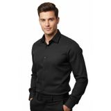 Rasttmen Erkek Silim Fit Armürlü Uzun Kol Gömlek BGL-ST04868