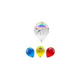 Rasyonel Balon Led Işıklı Love Baskılı 4'Lü Çok Renkli