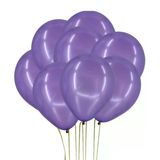 Rasyonel Metalik Balon Mor - 15 adet