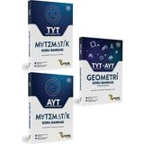 Rasyonel Yayınları Tyt-Ayt Matematik ve Geometri Soru Bankası Seti (3 Kitap)
