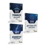 Rasyonel Yayınları Tyt Türkçe Tyt Matematik Soru Bankası Ve Ayt Edebiyat Soru Bankası (3 Kitap)