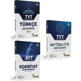 Rasyonel Yayınları TYT Türkçe TYT Matematik Soru Bankası ve AYT Edebiyat Soru Bankası Seti (3 Kitap)