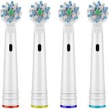 Rata-B Oral-B Fırçalara Uyumlu Cross Action 4’Lü Dış Fırçası Yedek Başlığı Eb50p