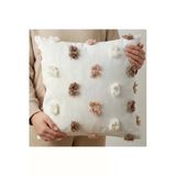 Ratemo Mobilya Premium Dokulu Dekoratif Kırlent Kılıfı 45X45 Cm – Kabartmalı Desenli, Yüksek Kalite Kumaş