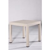 Rattan 80x80 Camsız Cappucino Masa - Bahçe&balkon&teras