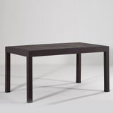 Rattan 90x150 Camsız Kahve Masa - Bahçe&balkon&teras