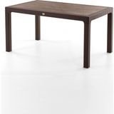 Rattan 90X150 cm Masa Kahve