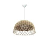 Rattan Bambu Hasır Sarkıt Avize 35 cm