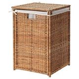 Rattan Çamaşır Sepeti 80 Litre Meridyendukkan Naturel Kirli Çamaşır Sepeti Çok Renkli