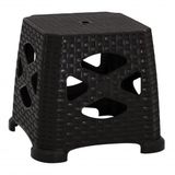 Rattan Elit Kahverengi Küçük Tabure