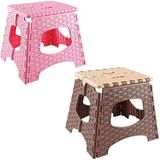 Rattan Katlanır Tabure -270 x 230 x 270H mm -Asr 2084 - Renkli