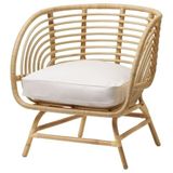 Rattan koltuk, rattan, DJUPVIK minderli