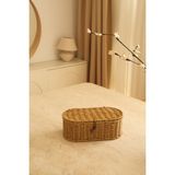 Rattan Oval Düzenleyici Sepet - 1 Adet