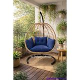 Rattano Garden SADECE Kılıfı ve İçi Dolgulu minder - Gece Mavisi