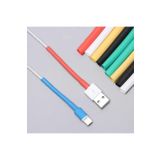 Ravanellı Iphone Şarj Kablo Koruyucu Renkli 12 Adet Isıyla Daralan Makaron Orijinal Apple Lightning