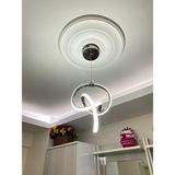 Ravello Imza Modern Sarkıt LED Avize(3 Renk Işık) - Krom