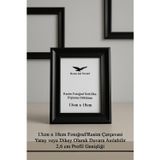 Raven Art Studio Pyramid 13cm x 18cm Resim Fotoğraf Belge Poster Evrak Çerçevesi Korumalı Kırılmaz Pleksi Cam