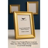 Raven Art Studio Pyramid 15cm x 21cm Resim Fotoğraf Belge Poster Evrak Çerçevesi Korumalı Kırılmaz Pleksi Cam