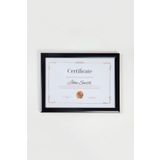 Raven Klasik A4 Çerçeve Siyah 21x30 Sertifika Diploma Belge Fotoğraf Için Pvc Camlı