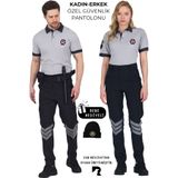 Raven Uniform Özel Güvenlik Pantolon Erkek-kadın %3 Likralı Pantolon - Yeni Tip Güvenlik Pantolon- Reflektörlü