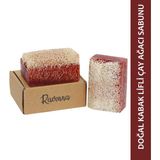 Ravenna Doğal Kabak Lifli El Yapımı Çay Ağacı Sabunu Peeling Etkisiyle 2 Adet