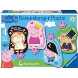 Ravens Burger Puzzle Ravensburger Peppa Pig 4/6/8/10 Parça Puzzle 3 Yaş ve Üzeri Eğlenceli Tasarım- 069811