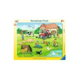 Ravensburger 050246 11 Parça Çerçeveli Köyde Yaz Puzzle