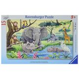 Ravensburger 061365 Animals 15 Parça Çocuk Puzzle