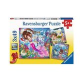 Ravensburger 080632 3x49 Parça Walt Disney Mermaid Puzzle