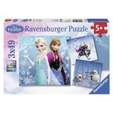 Ravensburger 092642 3x49 Parça Walt Disney Frozen Kış Macerası Puzzle